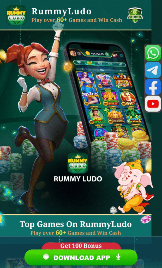 Rummy Ludo Apk Get Sing-Up Bonus 30-70% Free Original Rummy Best Online Yono Game 2 image 15
