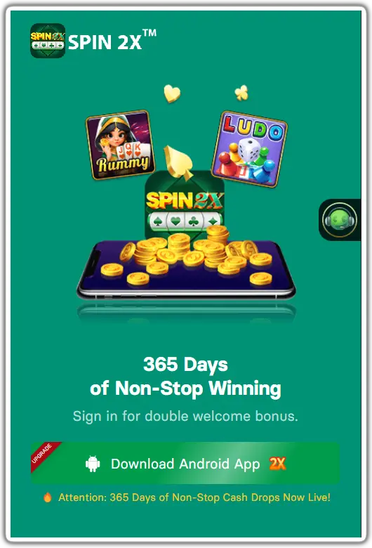 SPIN 2X APK DOWNLOAD FREE SIGN-UP BONUS ₹250 {YONO GAMES} 2 image 24