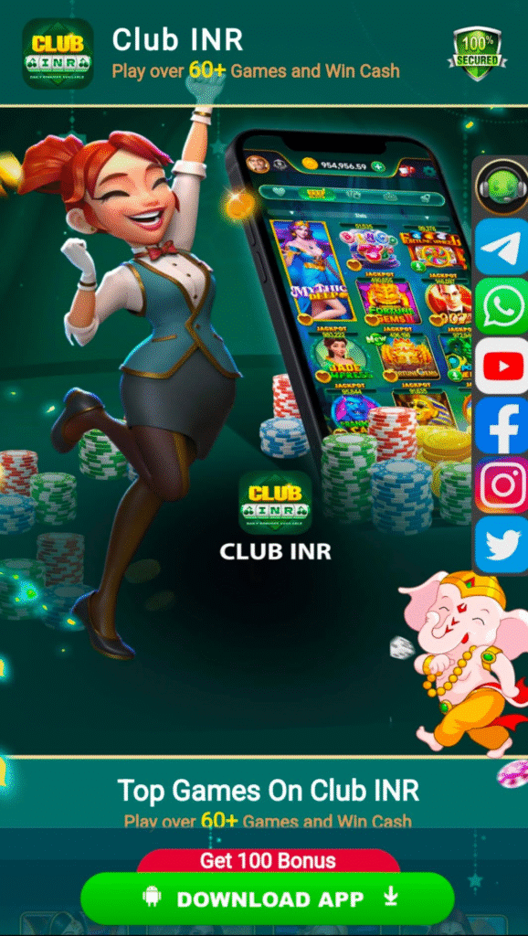 Club INR App Download Free Sing-up Bonus Rs.8-188 2 image 3