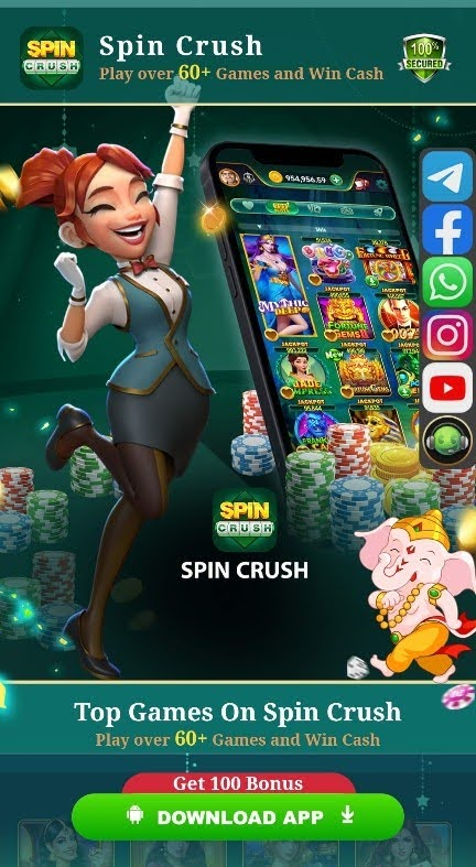 Spin Crush App Download Free Sing-Up Bonus Rs.10-100 Yono Game 2 image 5