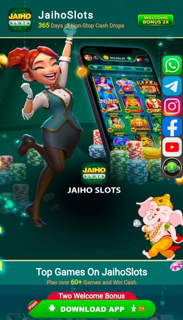 Jaiho Spin APK Download 2026: Get ₹100 Bonus | New Yono App 4 Jaiho Slots Game Interface